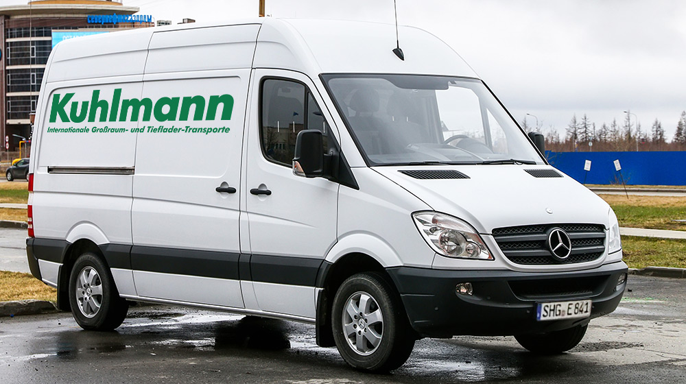 Direktkurier Fahrzeug der Spedition Kuhlmann aus Stadthagen